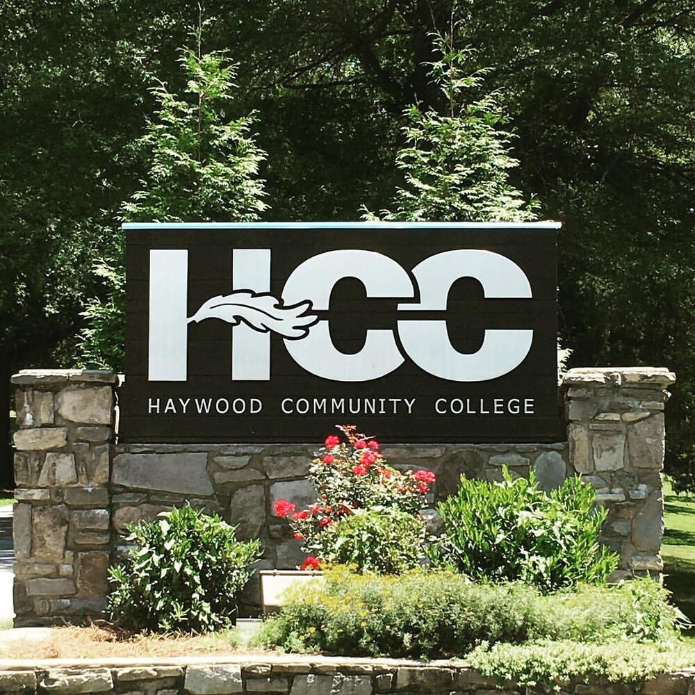 HCC front entrance sign